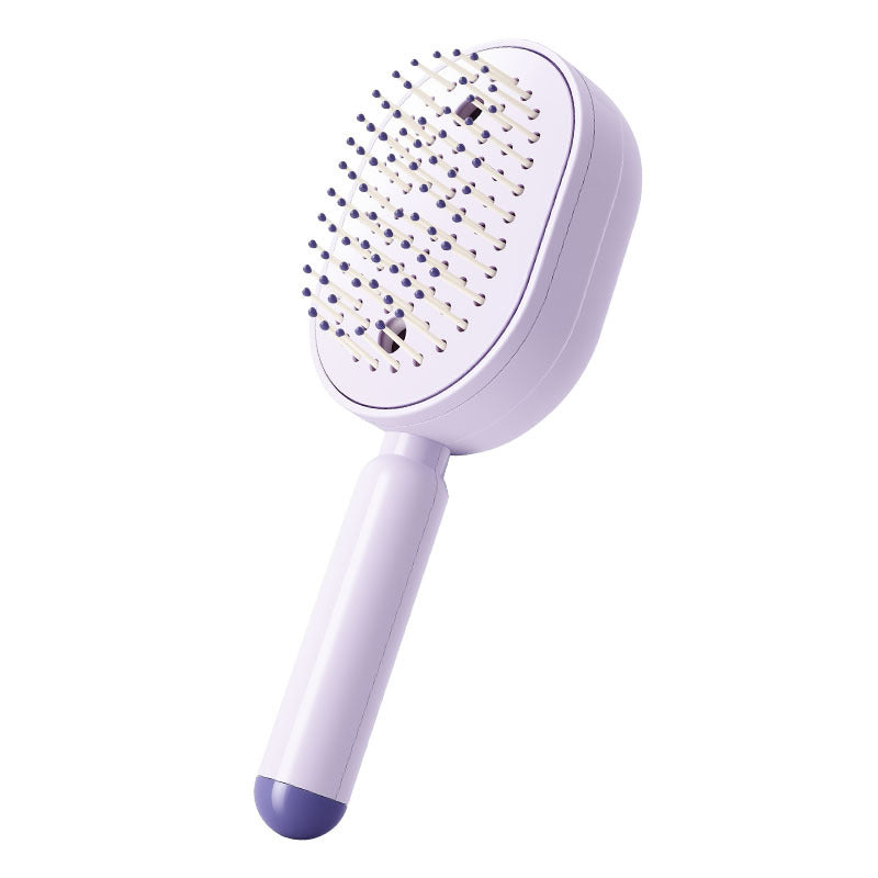 The SleekHydrate™ Nano-Mist & Scalp Massage Detangling Brush